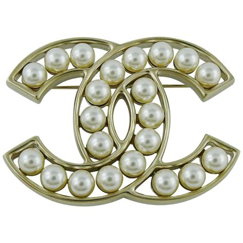 chanel pearl brooches|Chanel pearl brooch price.